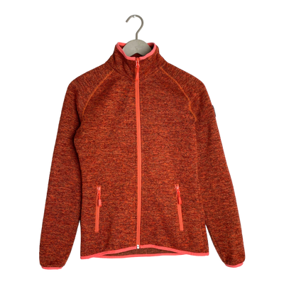 Halti mid layer fleece jacket, orange | woman 38