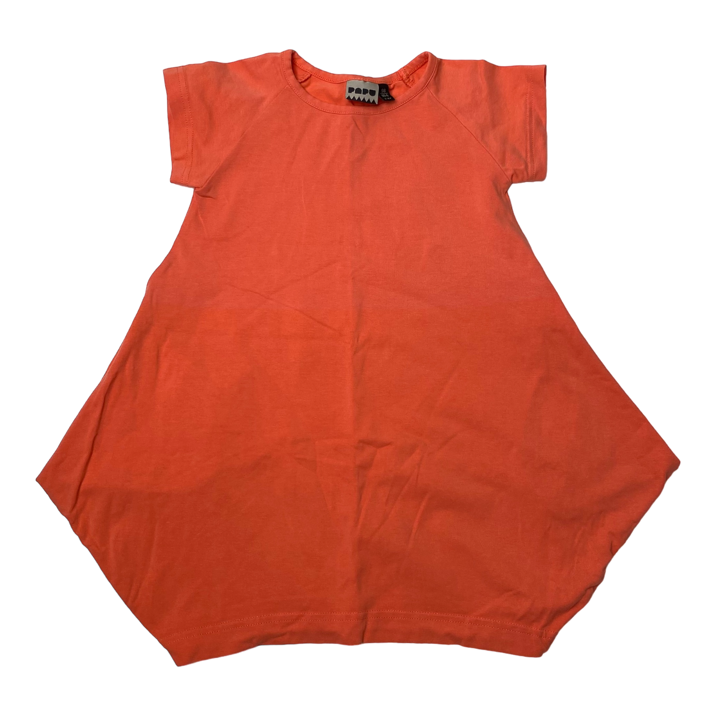 Papu kanto dress, coral pink | 98/104cm