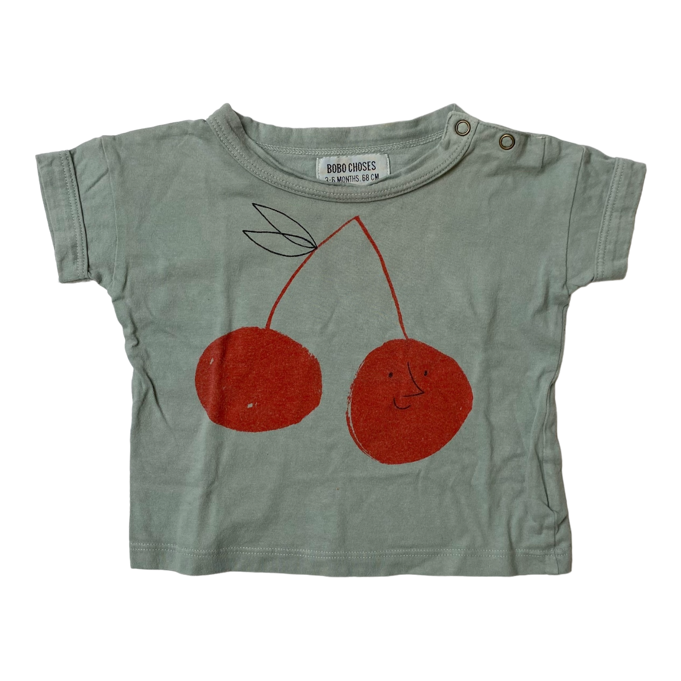 Bobo Choses t-shirt, cherries  | 68cm