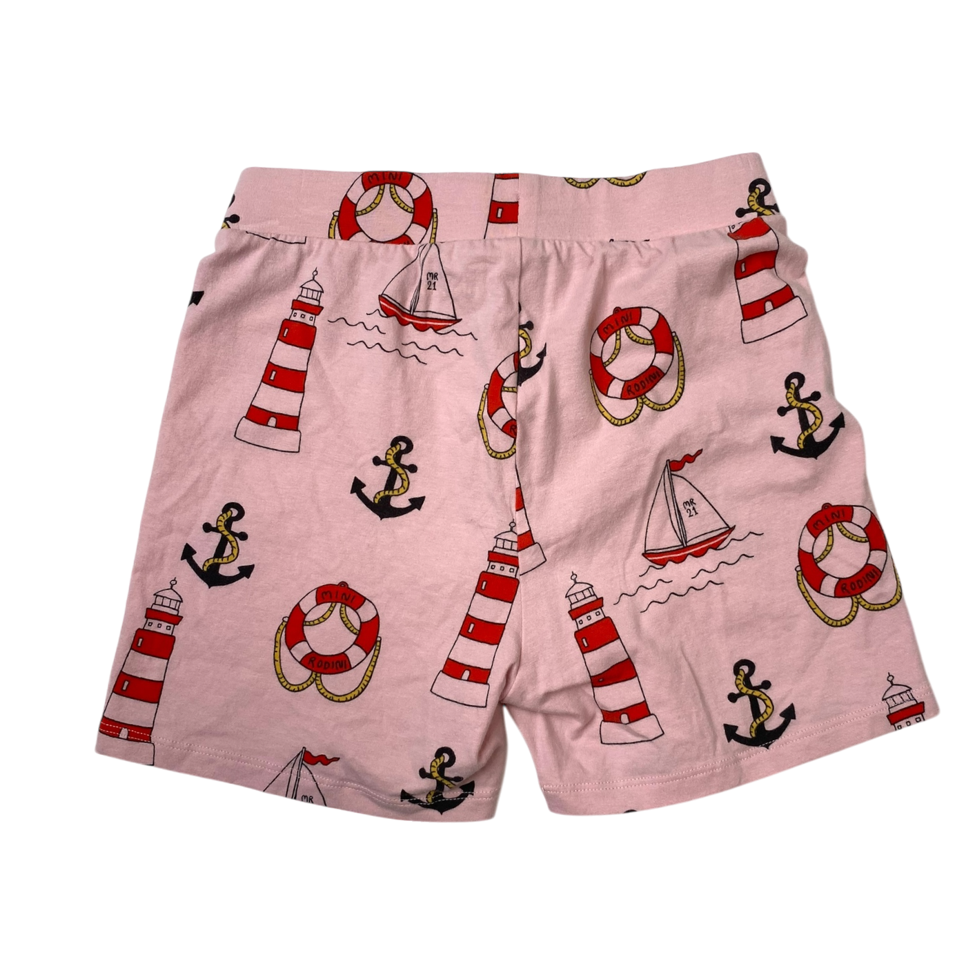 Mini Rodini sweatshorts, hot pink | 116/122cm