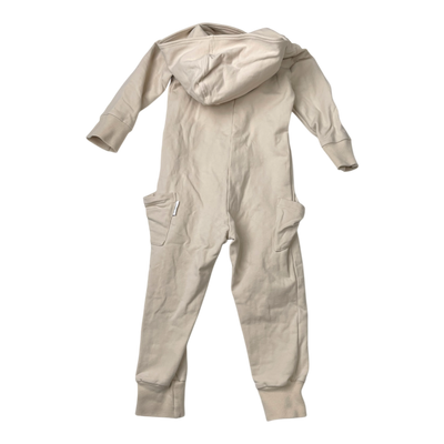 Gugguu sweat jumpsuit, wheat | 98cm