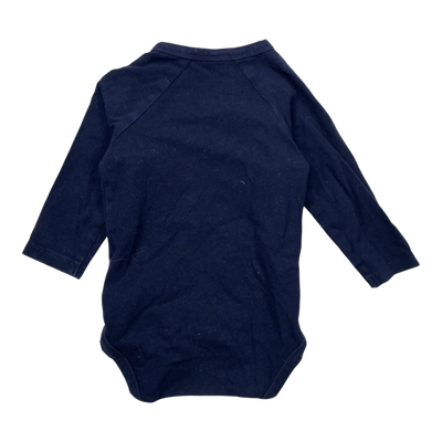 Mini Rodini wrap body, midnight blue | 62cm