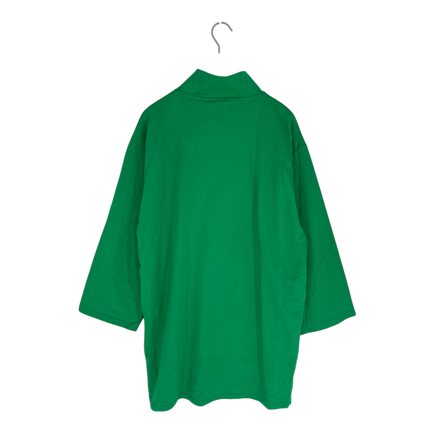 Kaiko half zip sweat dress, green | woman XL