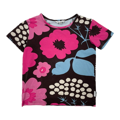 Marimekko aloe t-shirt, flower print | 104cm