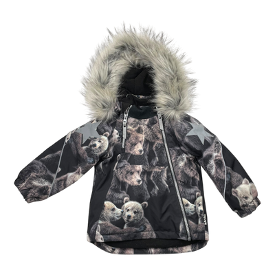 Molo hopla fur winter jacket, bear | 92cm