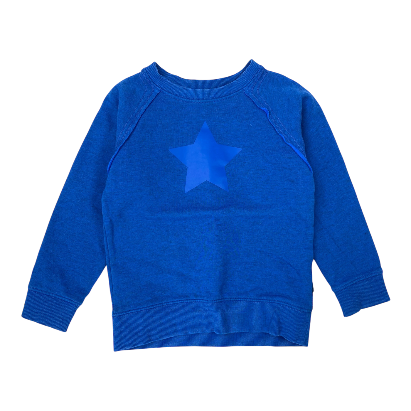 Molo morten sweatshirt, blue star | 110cm