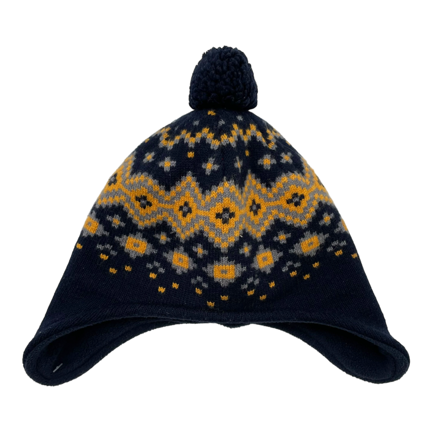 Polarn O. Pyret merino beanie, midnight blue | 47/49cm