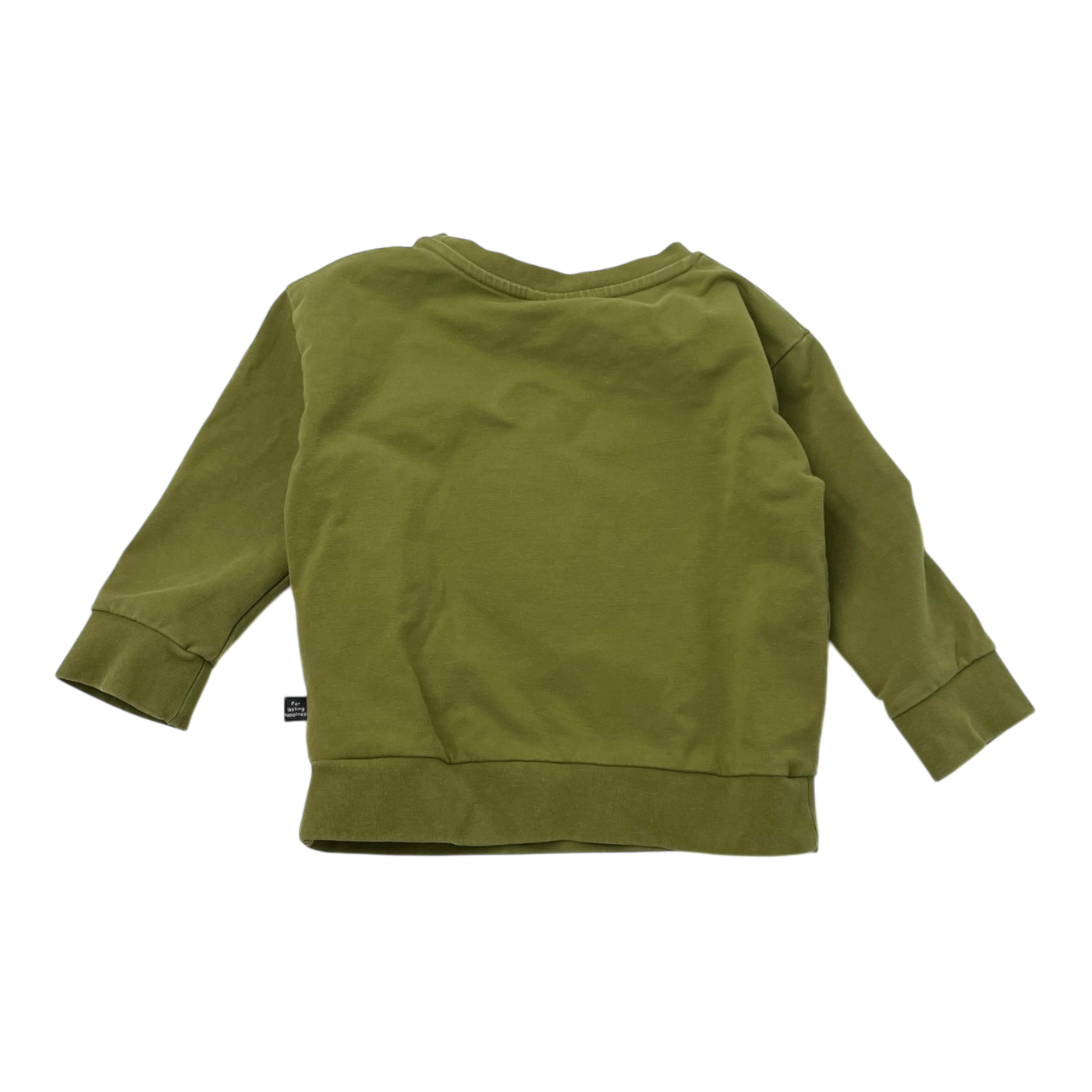 Papu sweatshirt, olive green | 86/92cm
