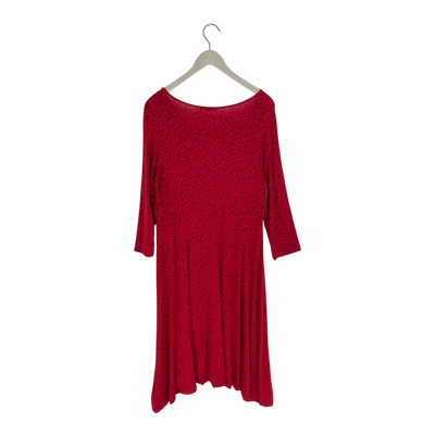 Marimekko musta kottarainen dress, red | woman XL