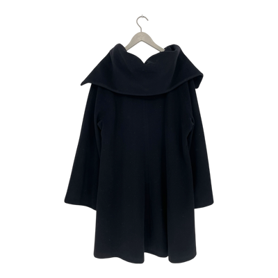Marimekko cape wool coat, black | woman 40
