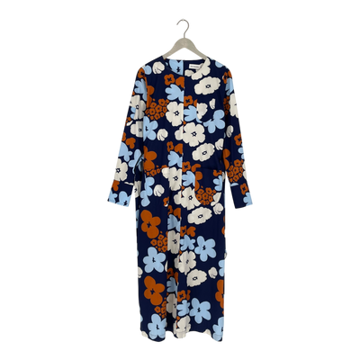 Marimekko heila keväättalkoot dress, blue flowers | woman 44