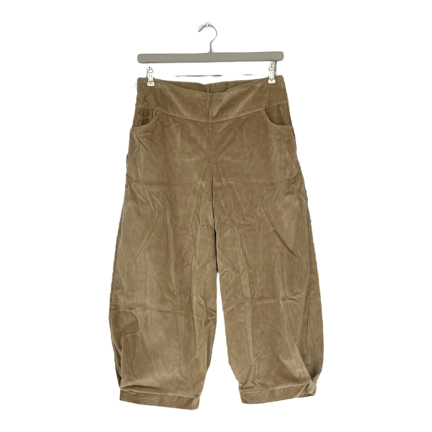 Ommellinen corduroy culottes, beige | woman L