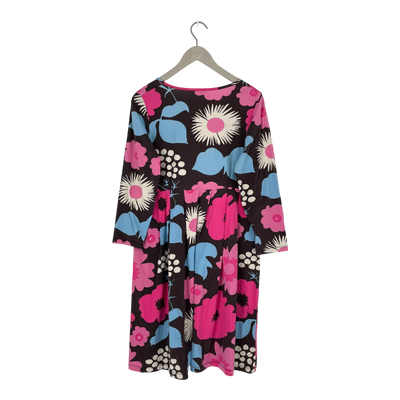 Marimekko tricot dress, flowers | woman XL