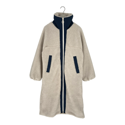 Embassy of Bricks and Logs lille sherpa teddy coat, cream | woman S