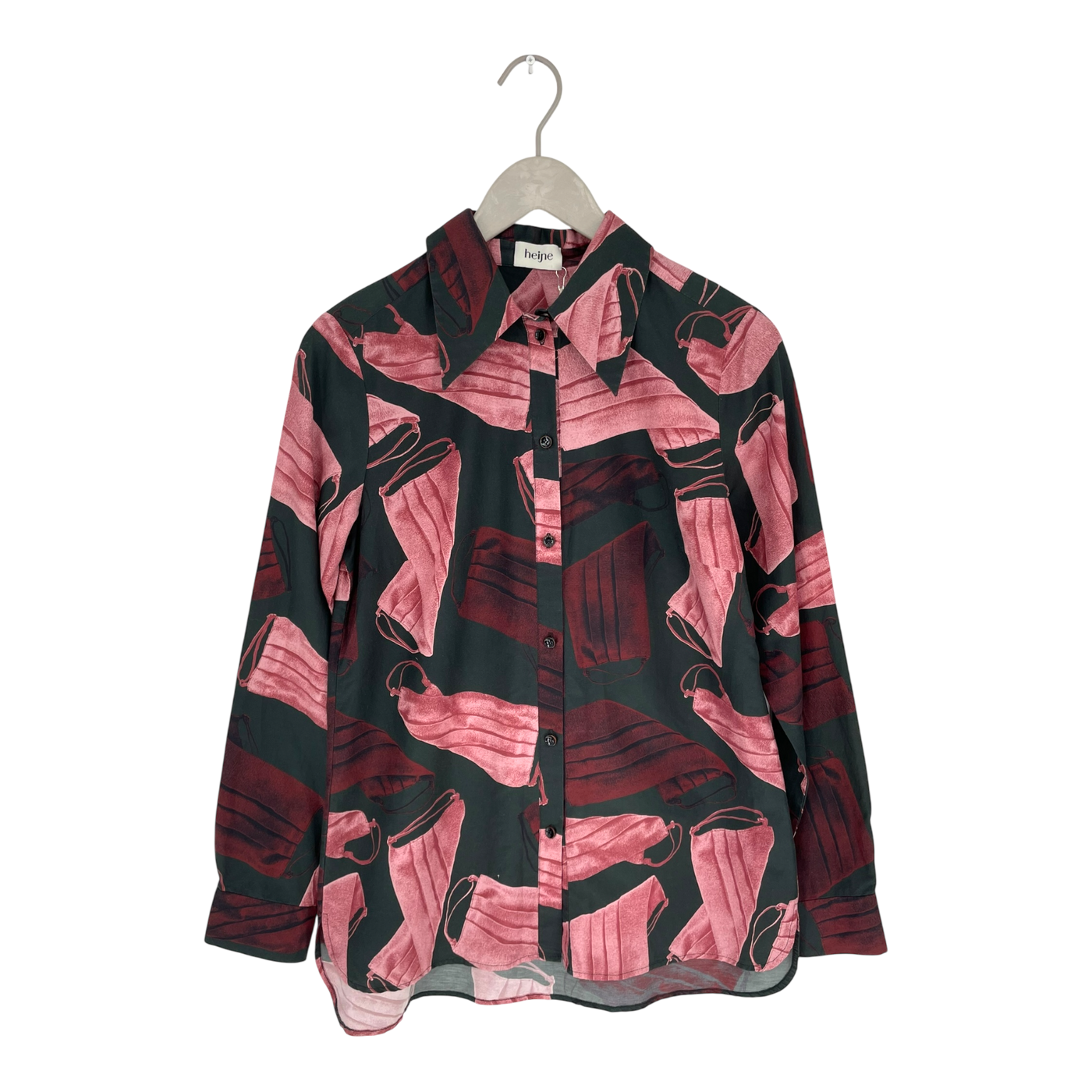 Studio Heijne essential silk blend shirt, face masks | woman 38