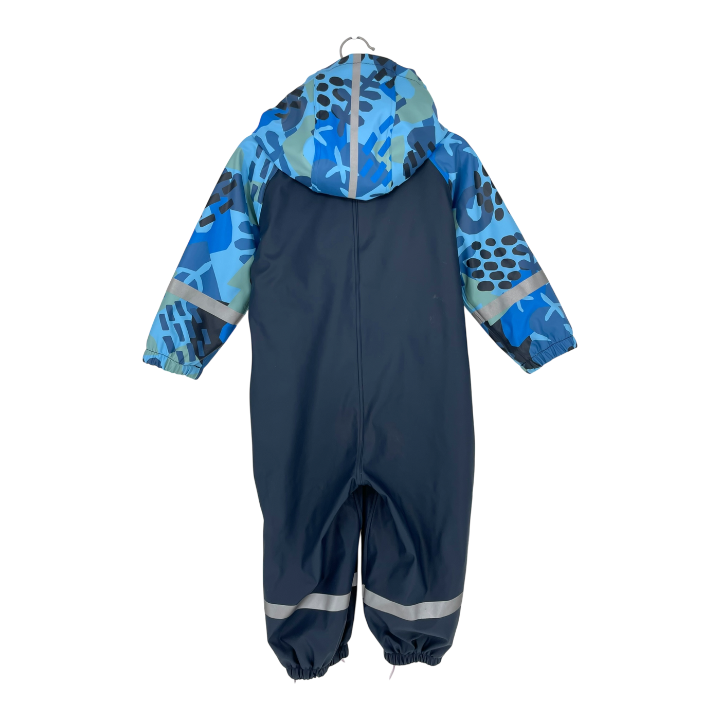 Reima roiske rain overall, blue | 80cm