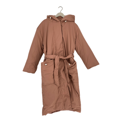 Embassy of Bricks and Logs flin flon puffer coat, salmon pink | woman S
