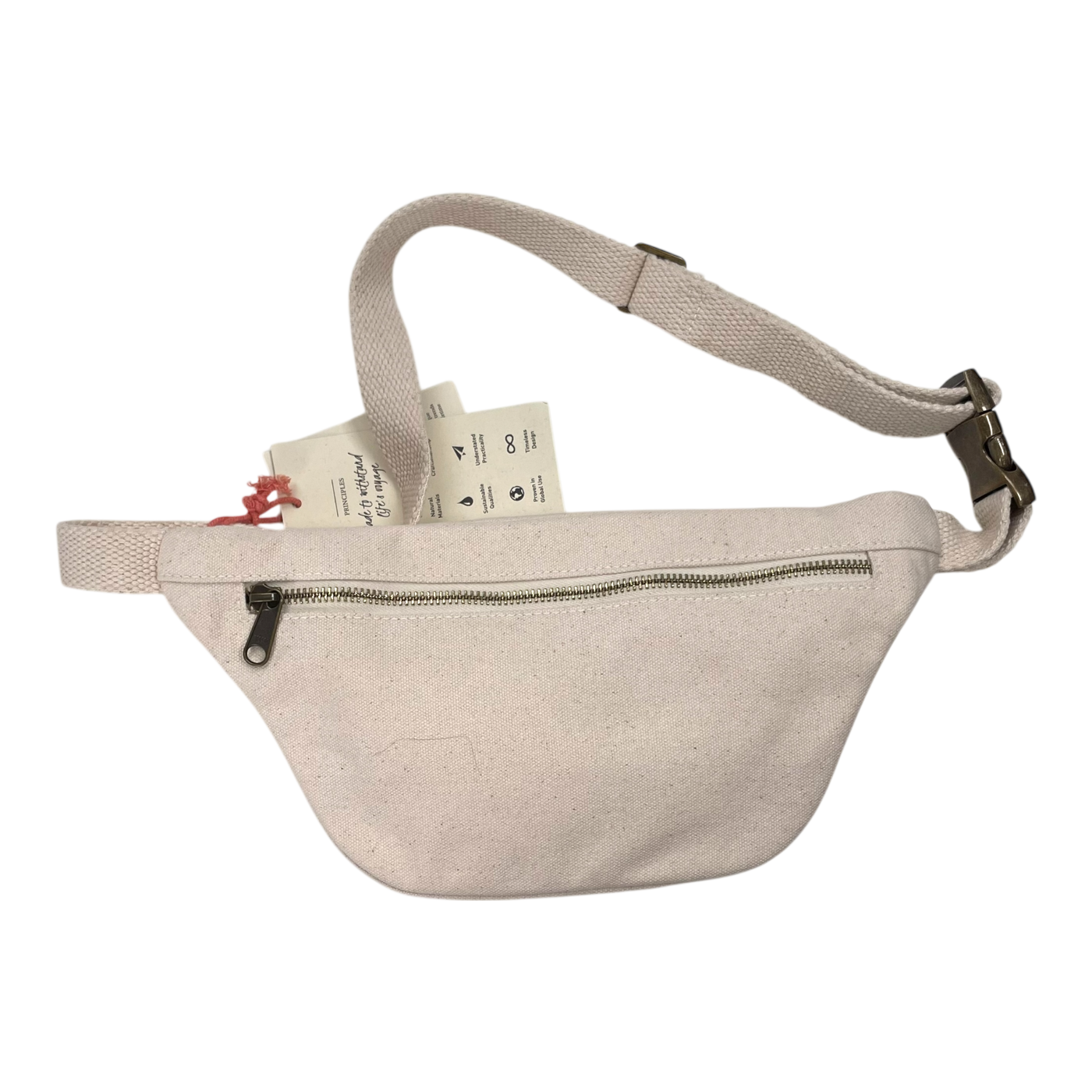 Holzrichter canvas bumbag, cream