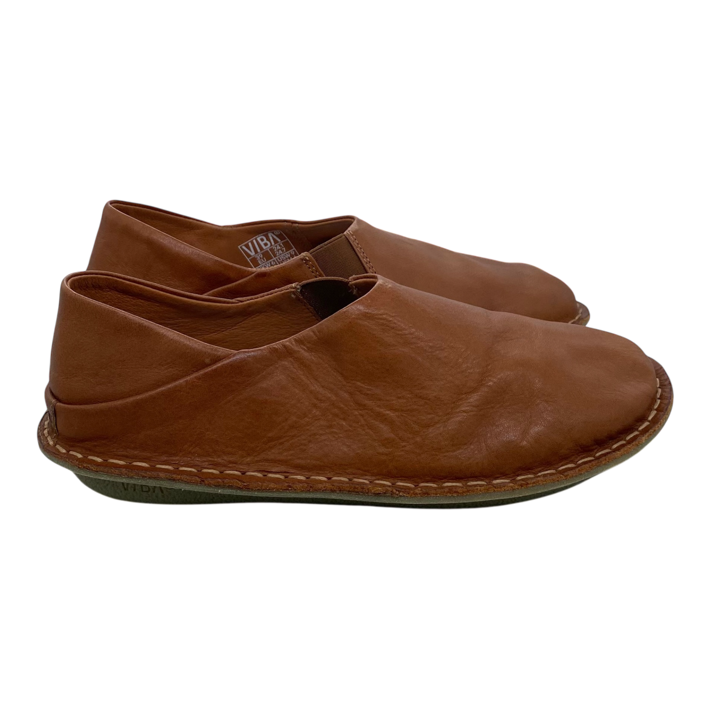 VIBAe Zuma leather shoes, cognac brown | 39