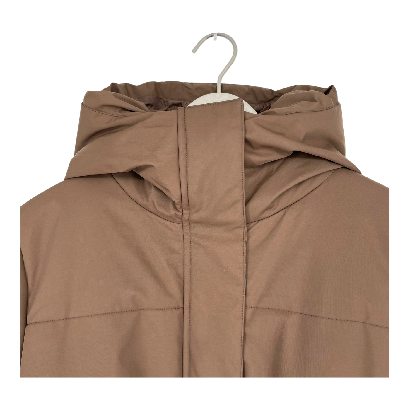 Embassy of Bricks and Logs asby puffer coat, brown | unisex S