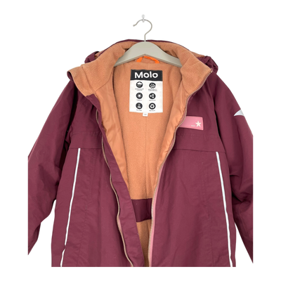 Molo pingo winter overall, purple | 122cm