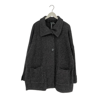 Marimekko wool jacket, black | woman L