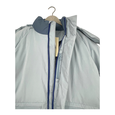 Embassy of Bricks and Logs ogoki puffer jacket, baby blue | unisex L