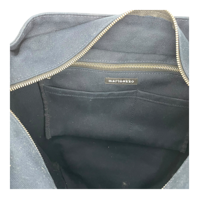 Marimekko mini weekender shoulder bag, midnight blue