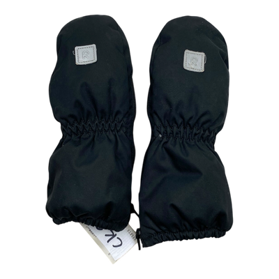 Reima tassu winter gloves, black | 2-4y