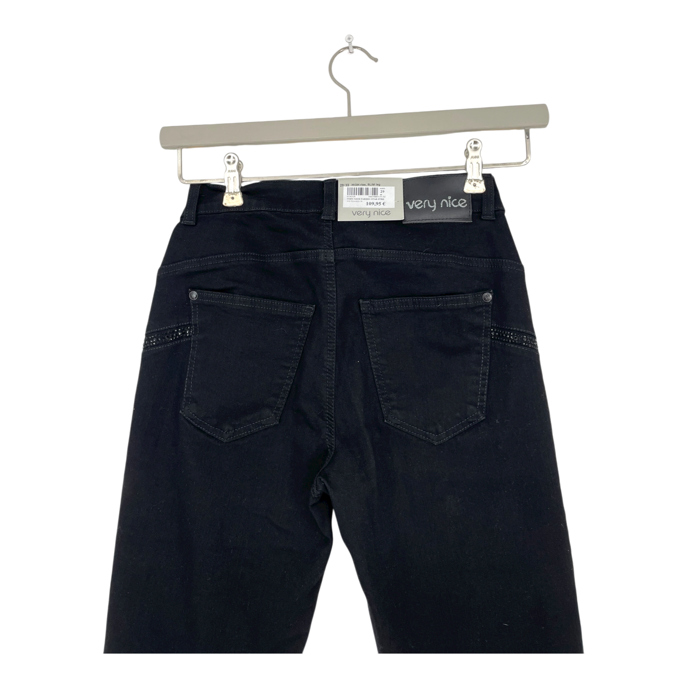 Very Nice star tight skinny jeans, black | W29 L32