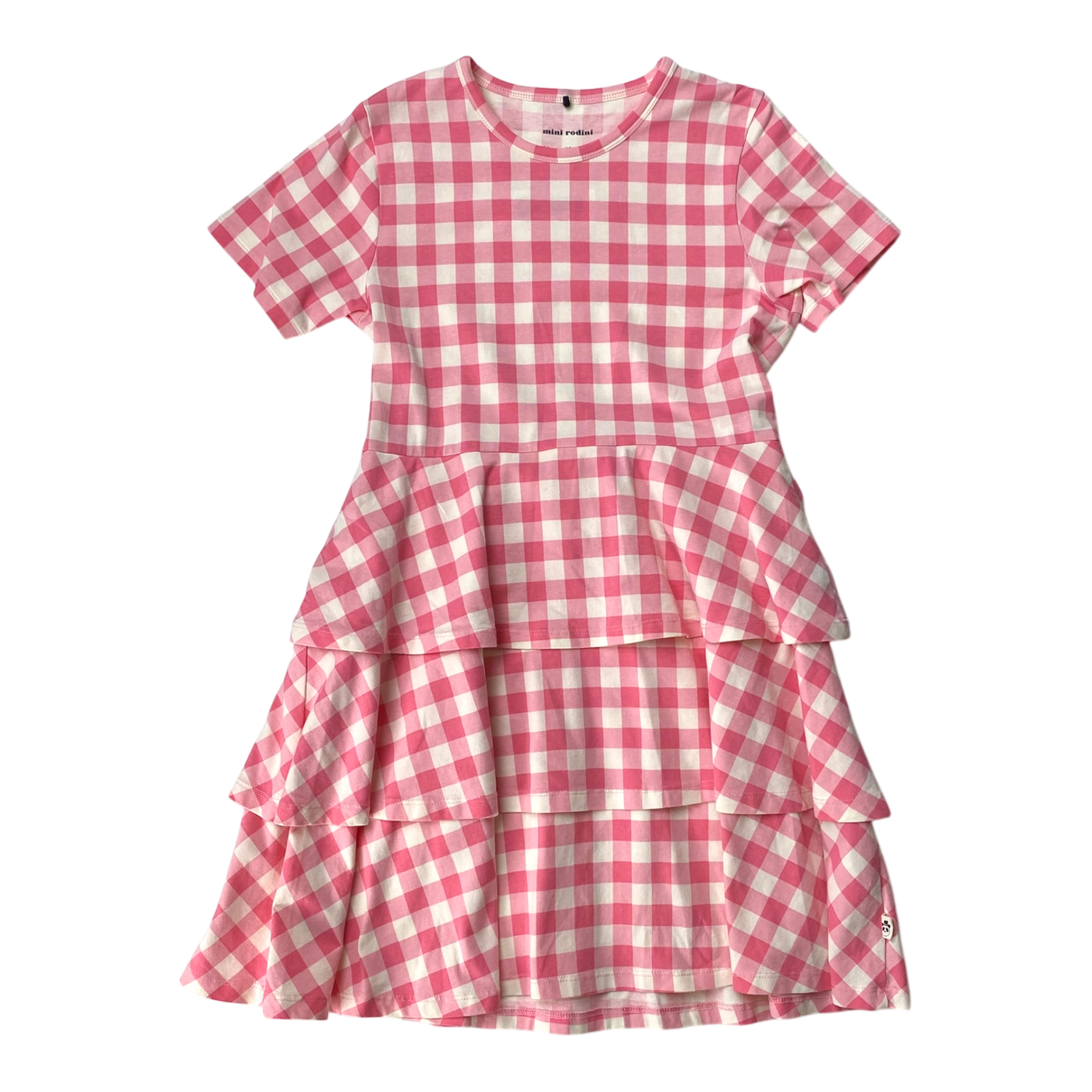 Mini Rodini dress, checkered | 128/134cm