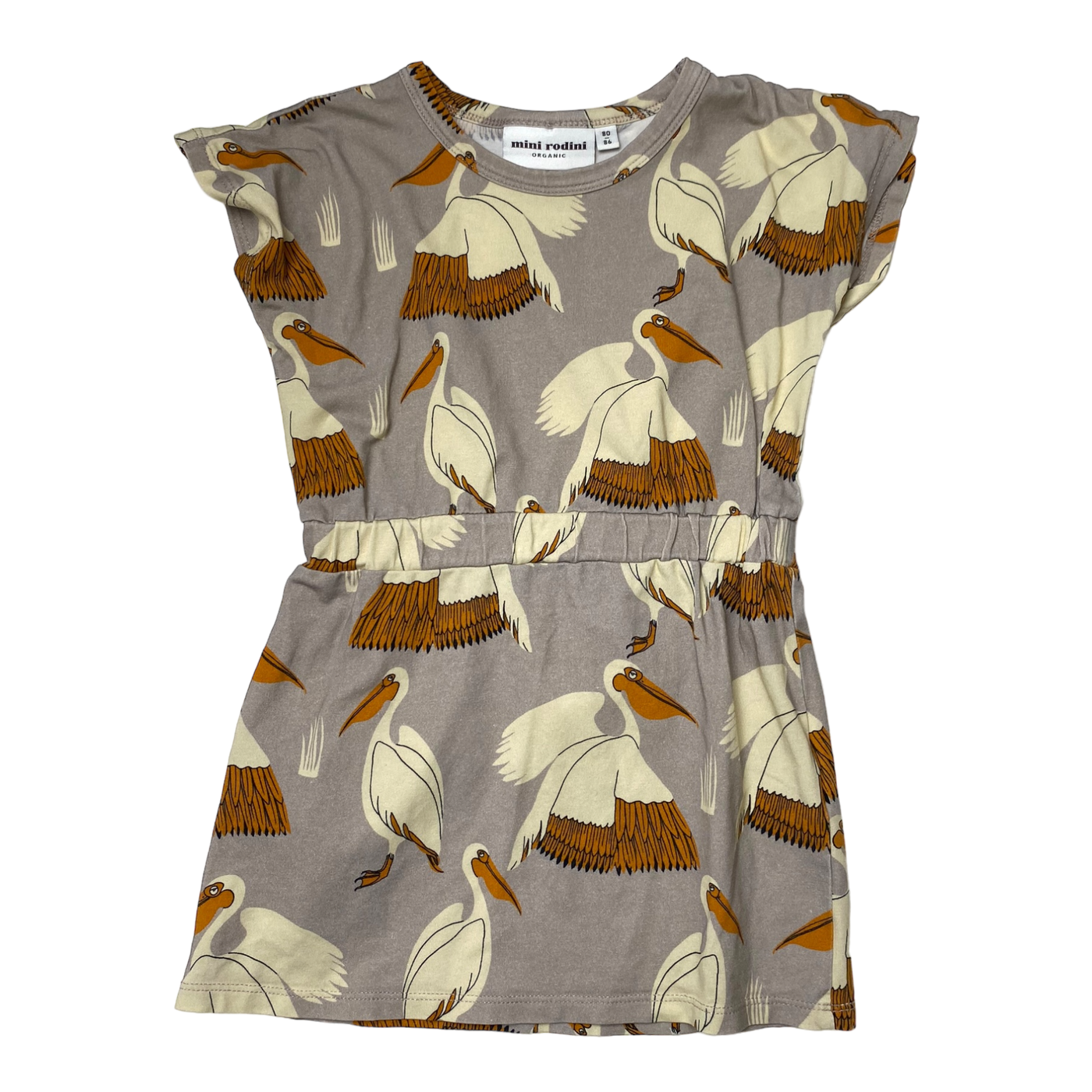 Mini Rodini dress, pelican | 80/86cm