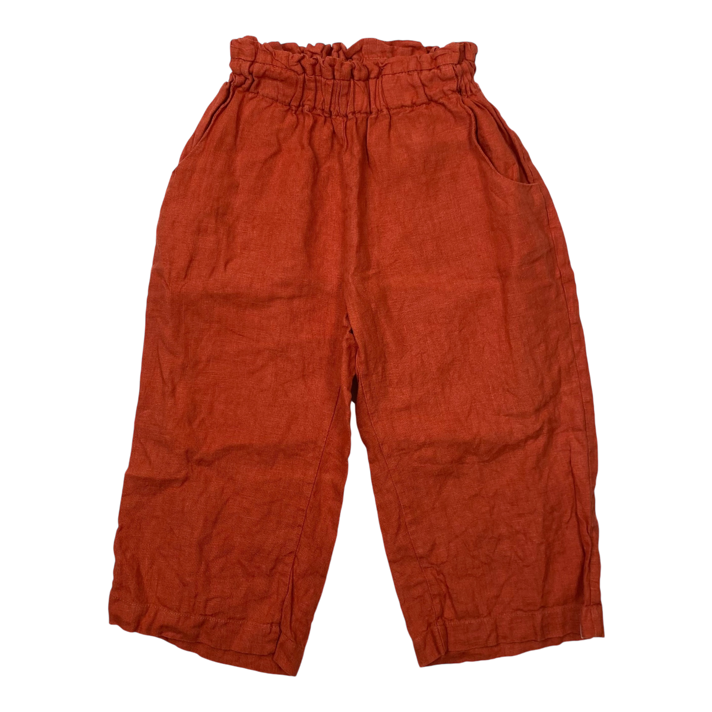 Nakoa linen pants, terracotta | 104/110cm