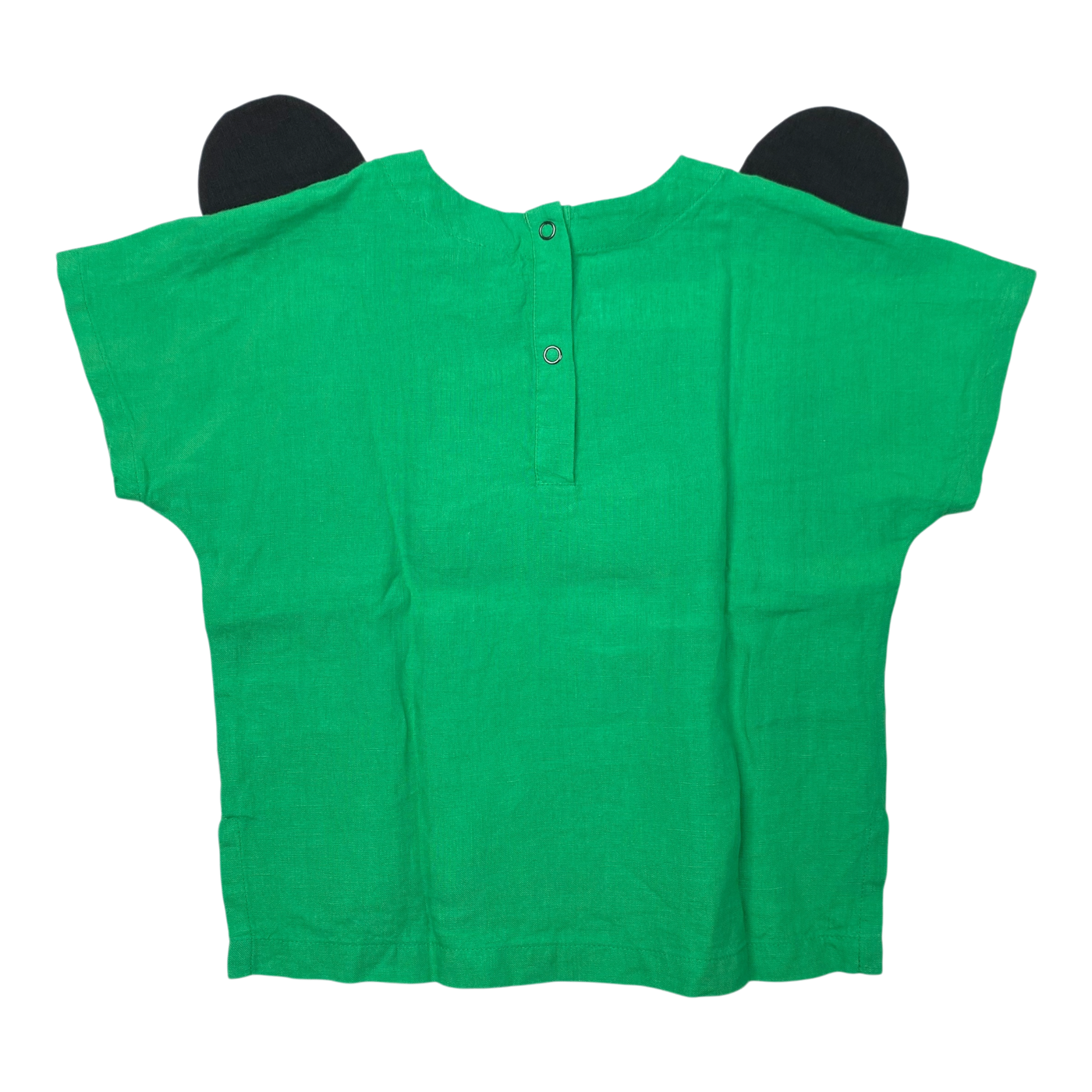 Papu linen t-shirt, lime green | 98/104cm