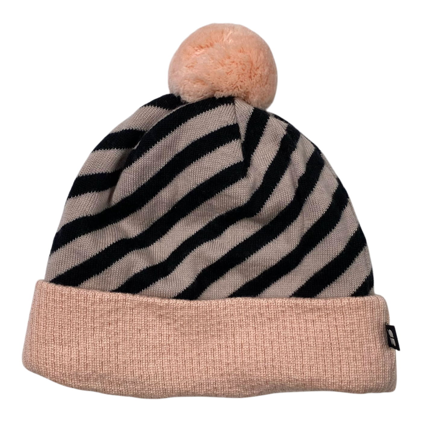 Papu merino pom beanie, misty rose | 3-5y