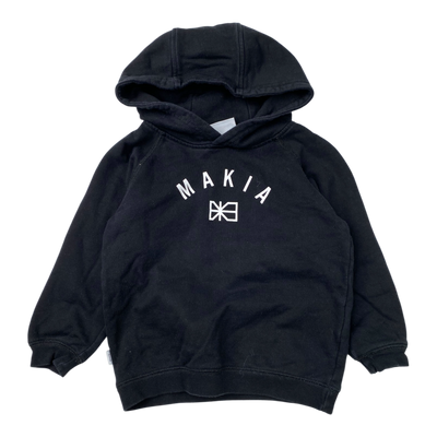 Makia hoodie, black | 98/104cm