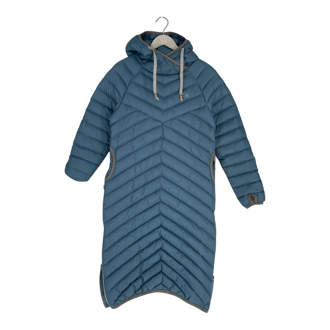 Varg sarek long down anorak, blue | woman S