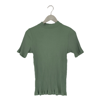 Riva Clothing rib t-shirt, tea green | woman L