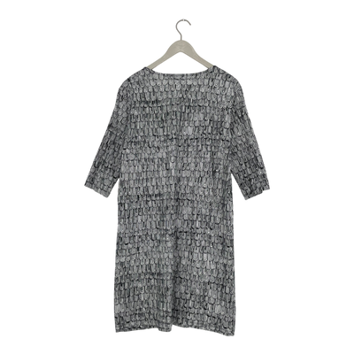 Marimekko varpu dress, black and white | woman L