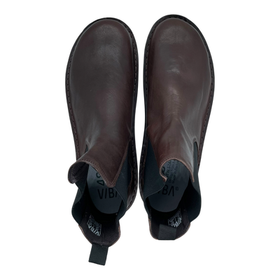 VIBAe Helsinki leather boots, cocoa brown | 48