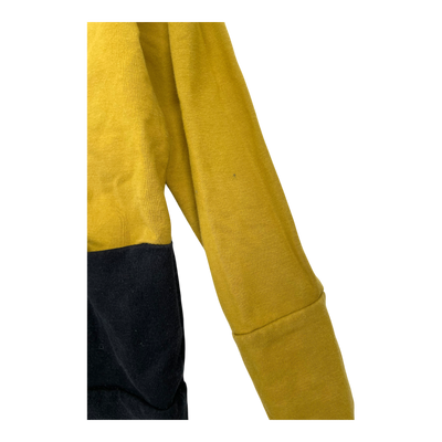 Papu sweatshirt, black and yellow | 98/104cm