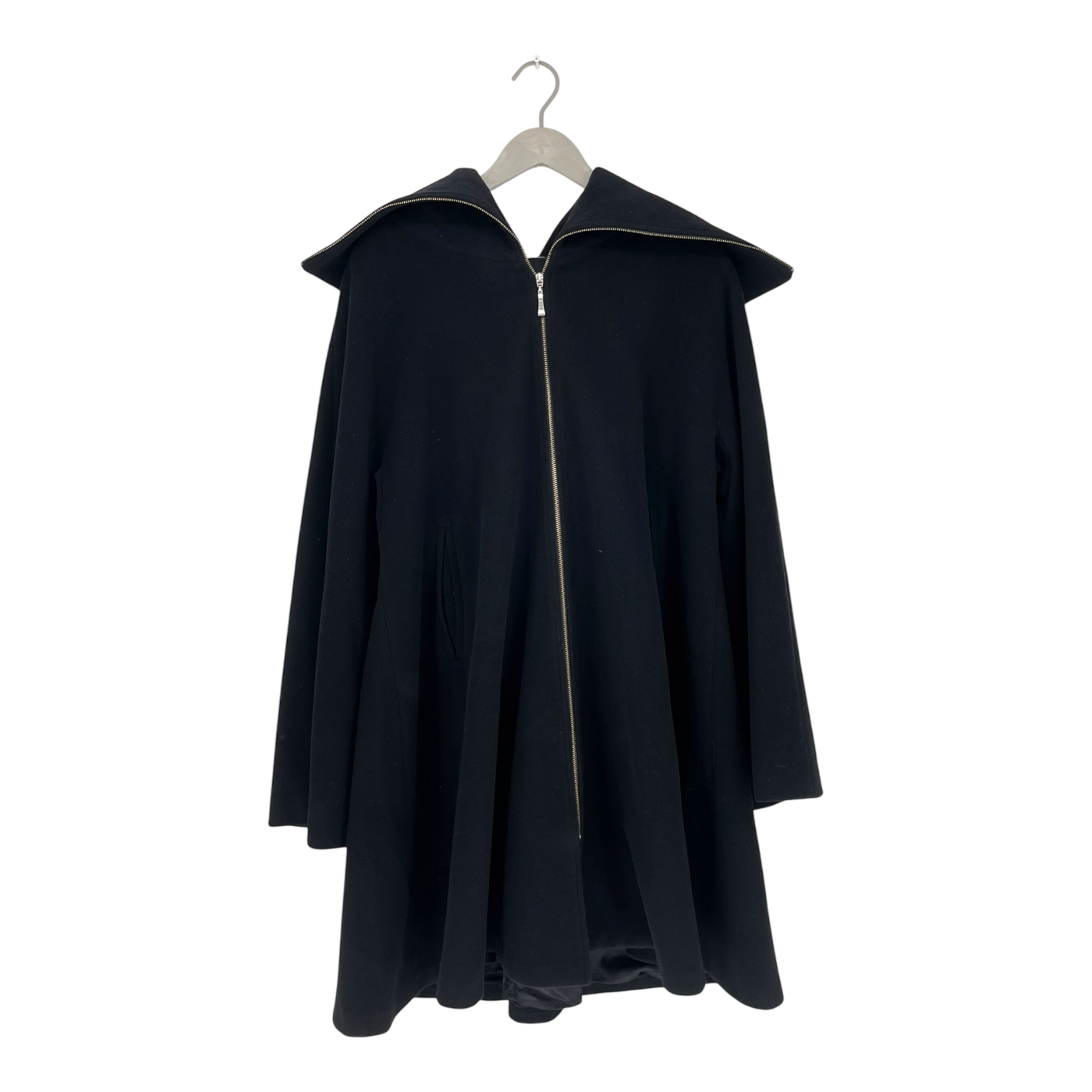 Marimekko cape wool coat, black | woman 40