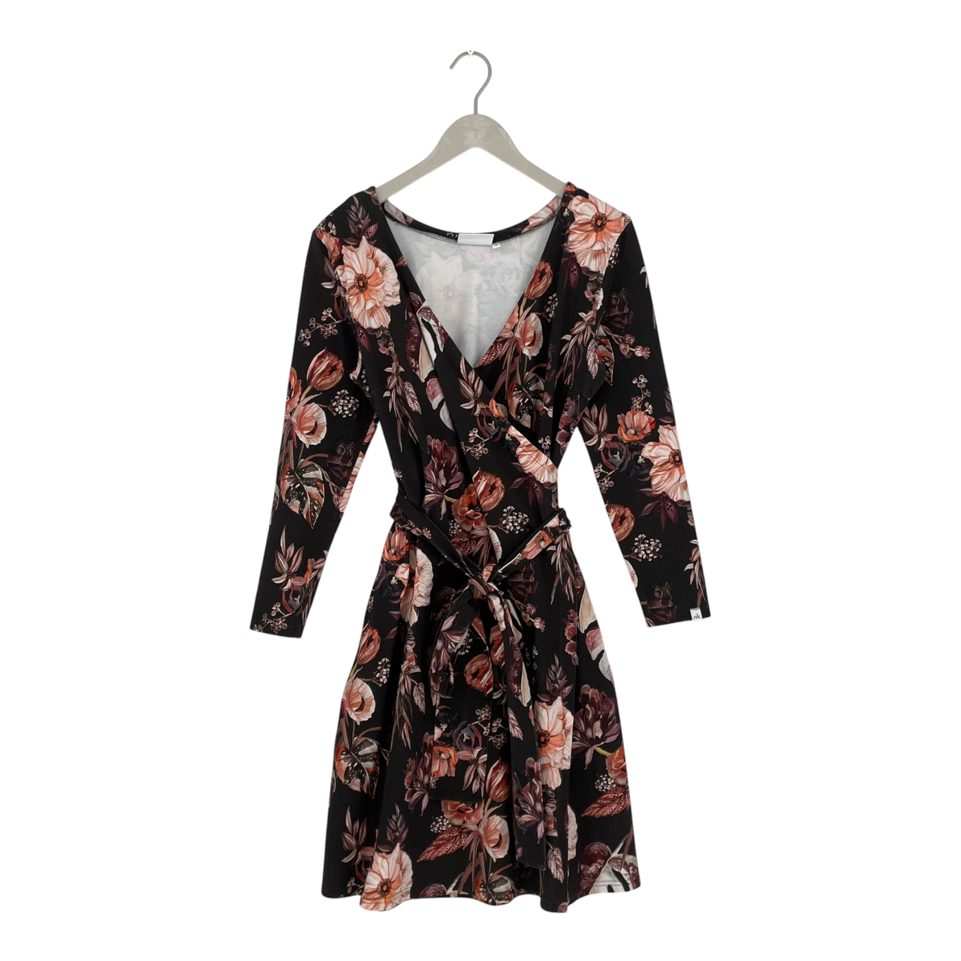 Nakoa wrap dress, flowers | woman S