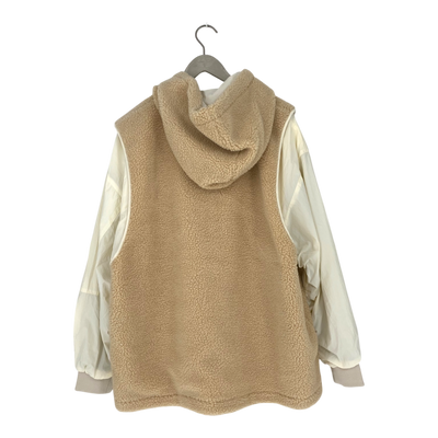 Embassy of Bricks and Logs rubi coach jacket, beige | unisex S
