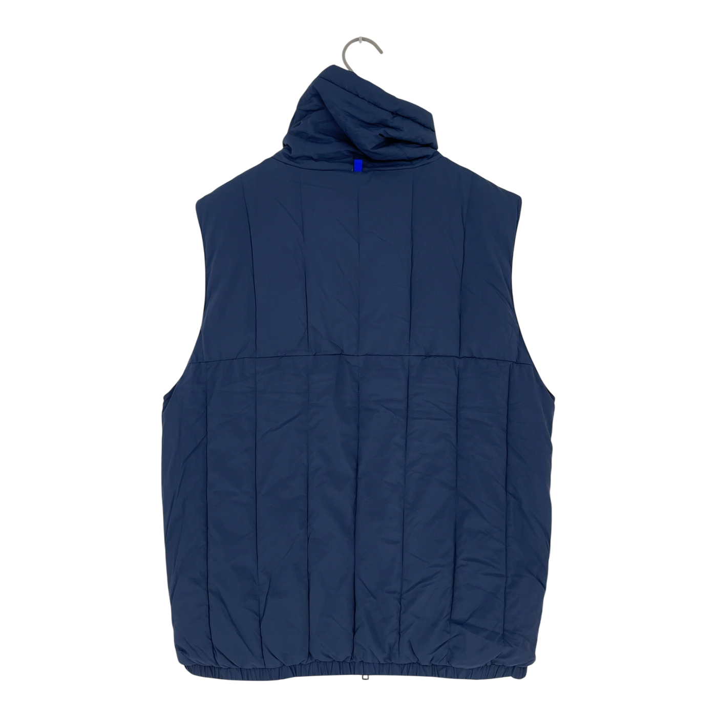 Embassy of Bricks and Logs puffer vest, dark blue | unisex L