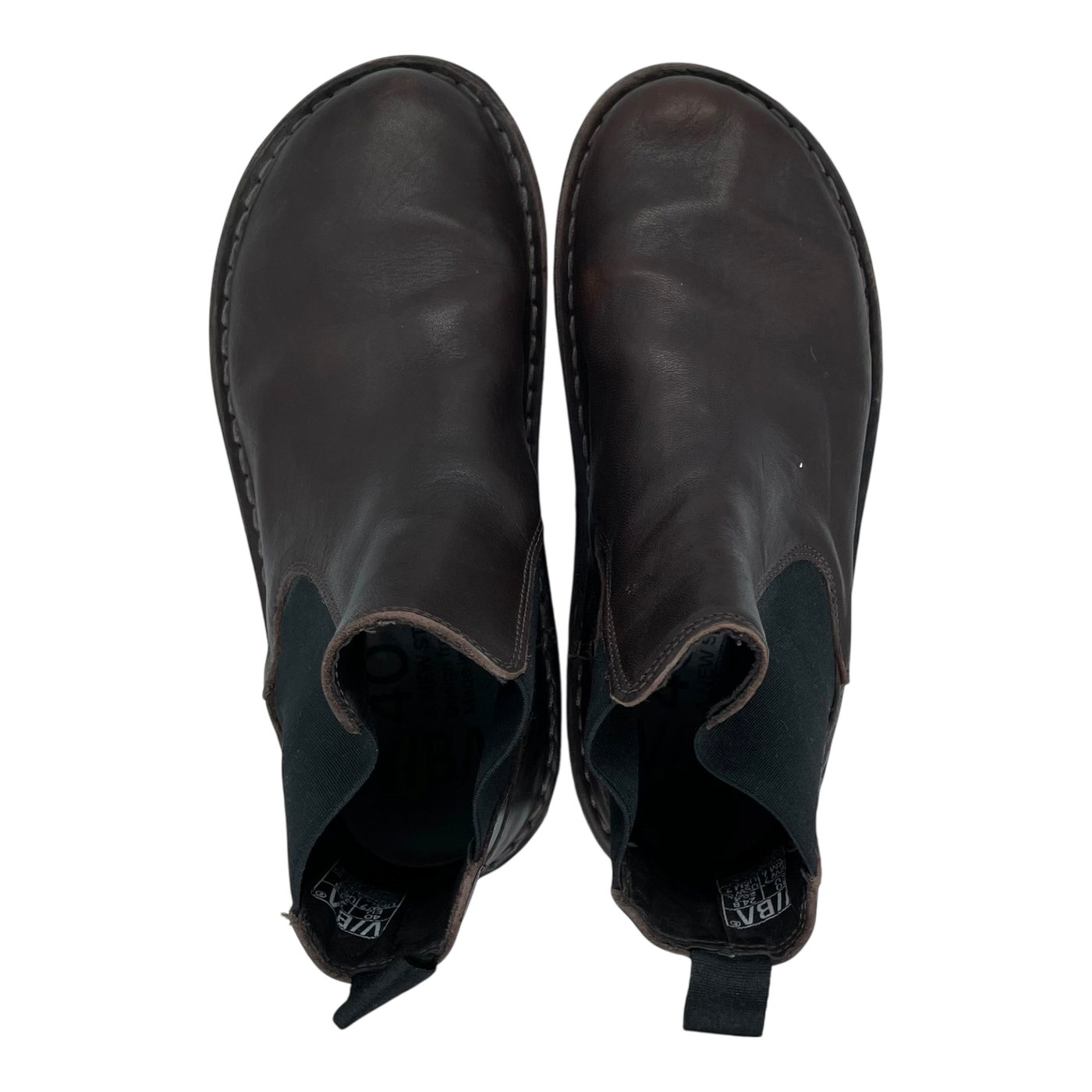 VIBAe Helsinki leather boots, cocoa brown | 40