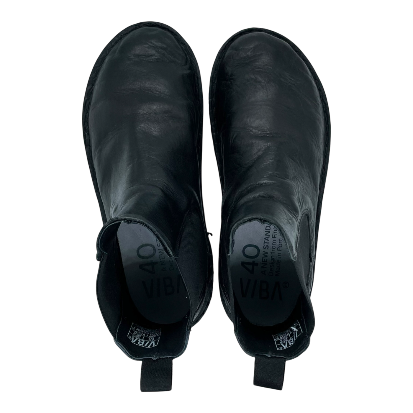 VIBAe Helsinki leather boots, preto black | 40