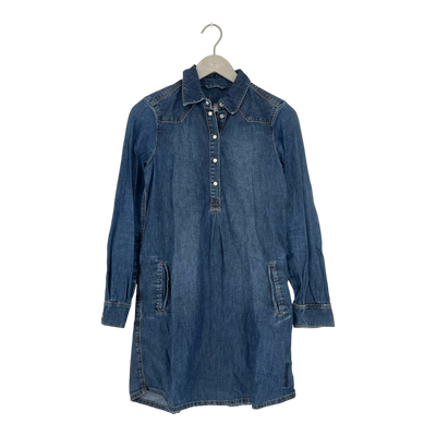 Peak Performance collar dress, denim | woman XS