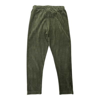 Mainio velour pants, hunter green | 146/152cm