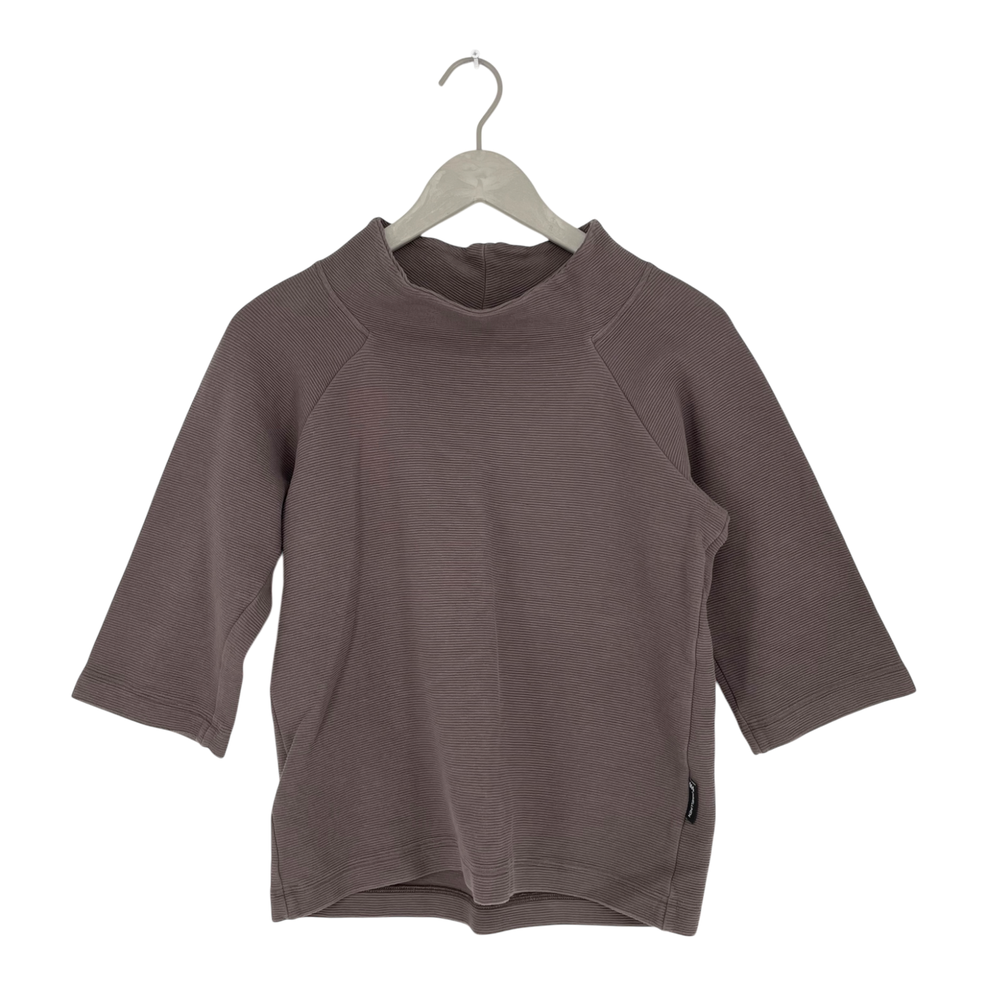 Ommellinen särmä rib shirt, grey | woman XS